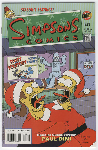 Simpsons Comics #52 Season's Beatings! VFNM