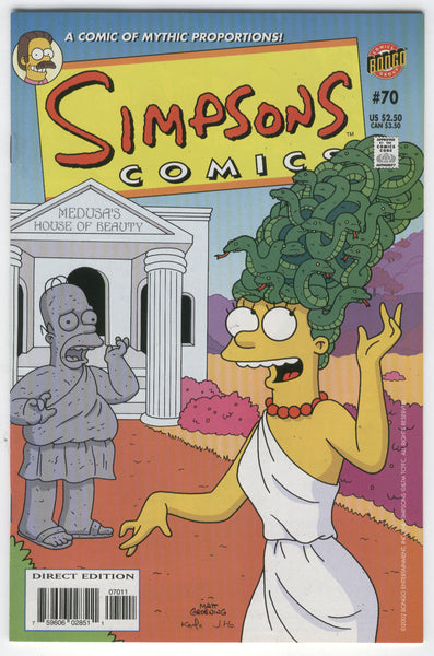 Simpsons Comics #70 Marge Gets A New 'Do! NM