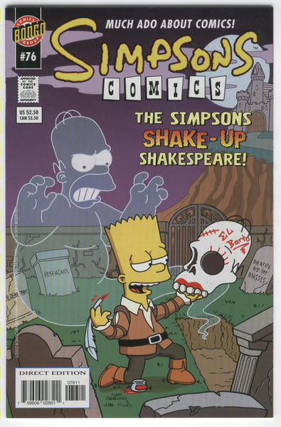 Simpsons Comics #76 Shakespeare By Bart! VFNM