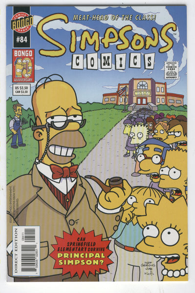 Simpsons Comics #84 Meat-Head Of The Class! VFNM