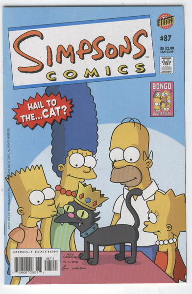 Simpsons Comics #87 The Cat Rules! VFNM
