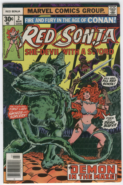 Red Sonja #2 She-Devil With A Sword! Thorne Art Bronze Age FVF