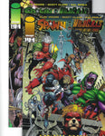 Spawn / Wildcats 1-4 Complete 1996 Miniseries All VF or Better