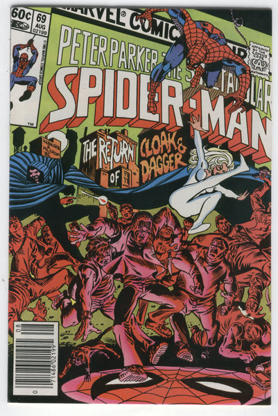 Spectacular Spider-Man #69 Second Cloak And Dagger! News Stand Variant FVF