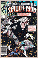 Spectacular Spider-Man #90 early Black Cat & Venom Costume News Stand Variant VF