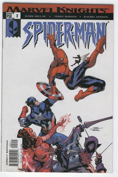 Marvel Knights Spider-Man #2 Dodson Art The Avengers VF
