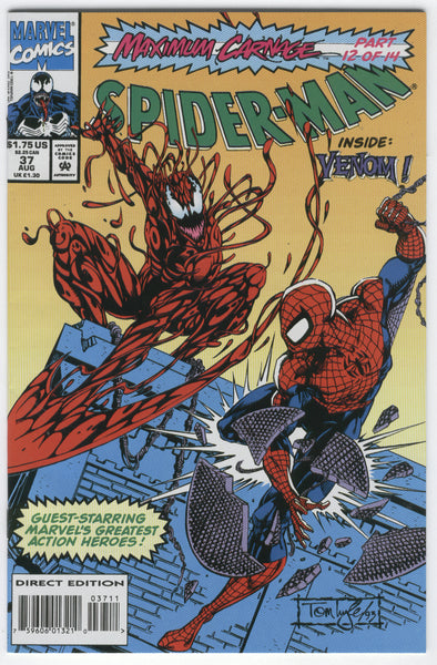 Spider-Man #37 Maximum Carnage Part 12 of 14 VF