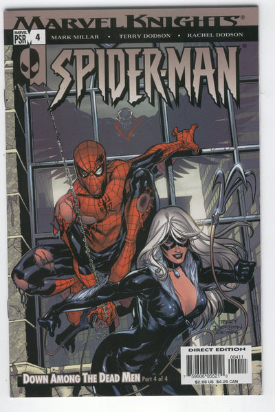 Marvel Knights Spider-Man #4 Down Among The Dead! Black Cat VFNM