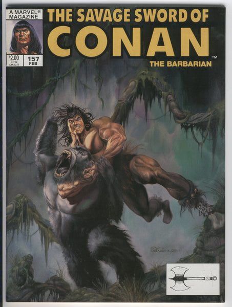 Savage Sword of Conan #157 FVF