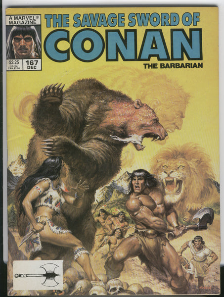 Savage Sword of Conan #167 FVF