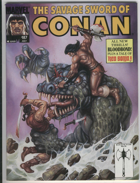 Savage Sword of Conan #187 FN