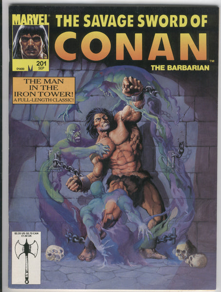 Savage Sword Of Conan #201 The Man In The Iron Tower FVF