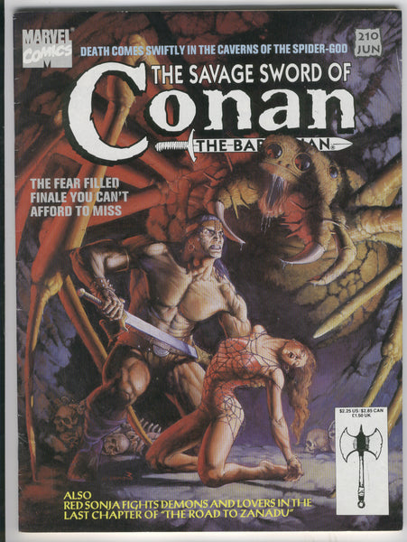 Savage Sword of Conan #210 VGFN