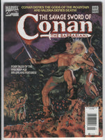 Savage Sword of Conan #213 News Stand Variant FN