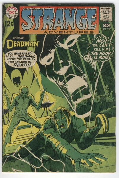 Strange Adventures #215 Deadman Neal Adams Silver Age Key VGFN