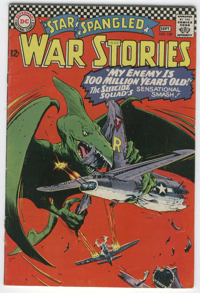 Star Spangled Was Stories #128 The Million Year Old Enemy! Silver Age War Classic VG