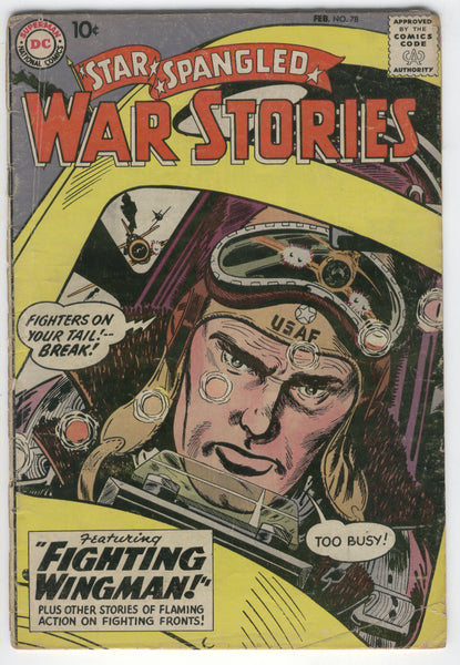 Star Spangled War Stories #78 The Fighting Wingman! Early Silver Age War Classic GD