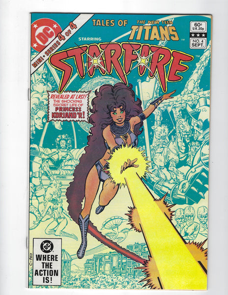 Tales Of The Teen Titans #4 Starfire! Perez Art! FVF
