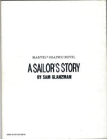 Marvel Graphic Novel "A Sailor's Story" Sam Glanzman HTF FVF