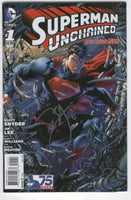 Superman Unchained #1 Signed Scott Snyder w/ Poster Insert VFNM