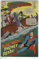 Superman #210 Clark Kent's Phoney Death Neal Adams Art Silver Age Classic FVF