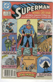 Superman #423 Historic Last Issue of Original Continuity! Key Issue News Stand Variant FVF