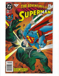 Adventures Of Superman #497 Doomsday! News Stand Variant VF