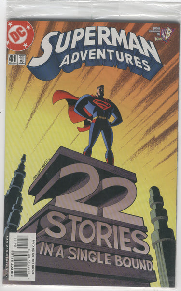 Superman Adventures #41 HTF Sealed with Promo Comic VFNM