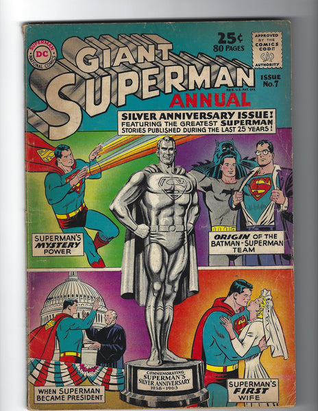 Superman Annual #7 Silver Age Giant VG