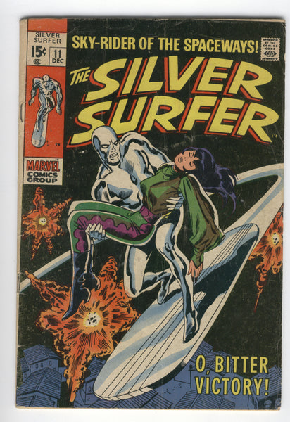 Silver Surfer #11 O, Bitter Victory Silver Age Buscema Art GDVG