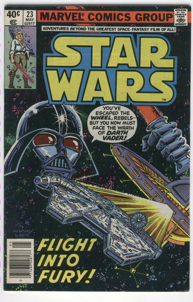 Star Wars #23 Flight Into Fury Bronze Age FN