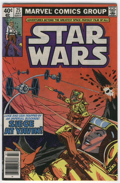 Star Wars #25 Siege At Yavin Bronze Age Sci-Fi Classic FN