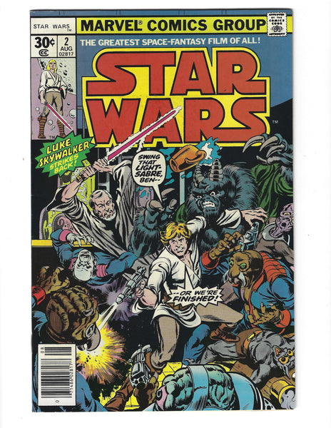 Star Wars #2 Luke Skywalker Strikes Back! Original Series Key! VF