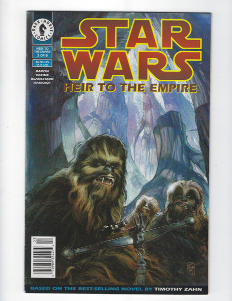 Star Wars Heir To The Empire #3 Newsstand Variant HTF VF