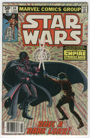Star Wars #44 The Empire Strikes Back Duel a Dark Lord! News Stand Variant VGFN