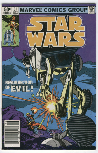 Star Wars #51 Resurrection Of Evil News Stand Variant FVF