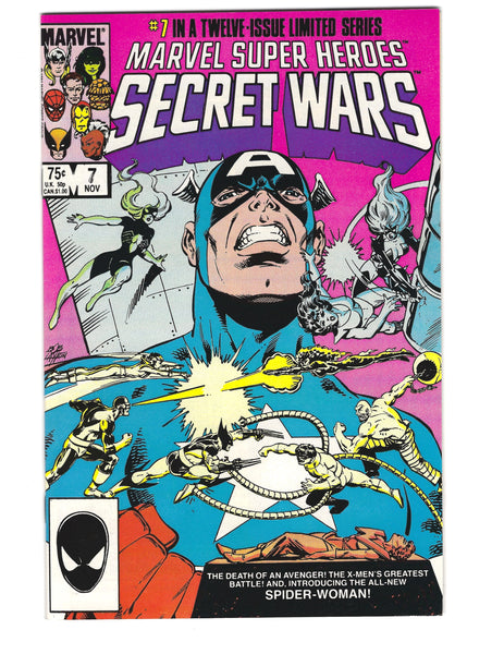 Marvel Super-Heroes Secret Wars #7 First Spider-Woman! VFNM