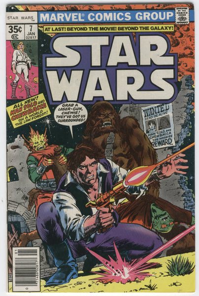 Star Wars #7 Wanted Dead Or alive Bronze Age FN
