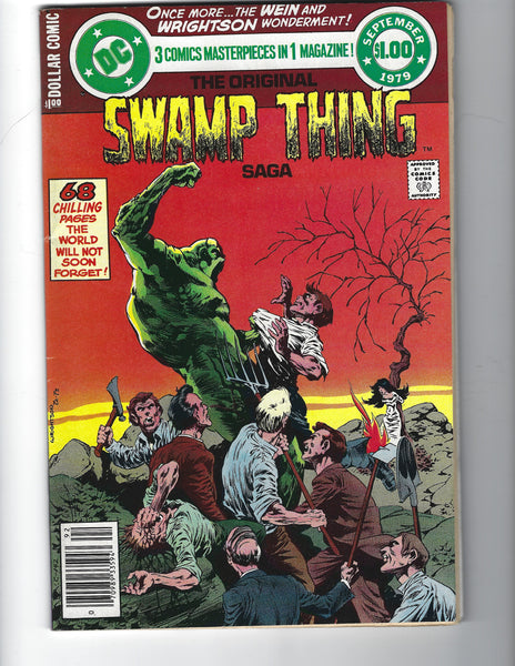 DC Special Series #17 (AKA Swamp Thing Saga Summer 1979) Wrightson Bronze Age Horror Classics FN