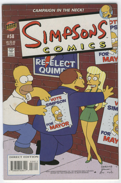 Simpsons Comics #58  Vote For Homer! VF