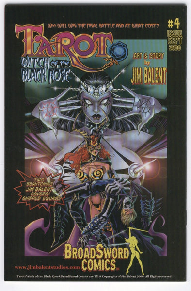 Tarot Witch Of The Black Rose 3 Htf Jim Balent Broadsword Comics Matu