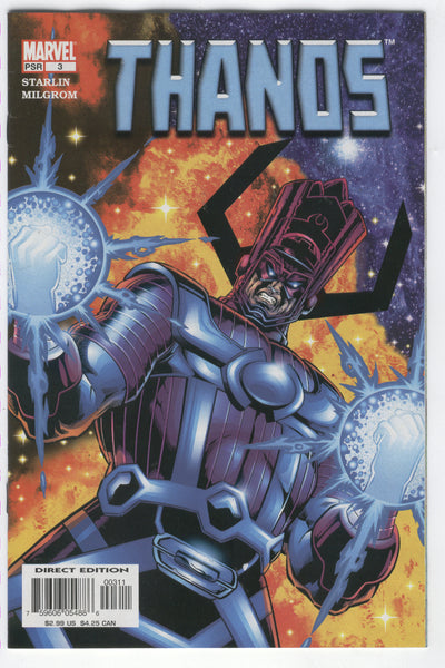 Thanos #3 Alone Against Galactus Starlin Story & Art VF