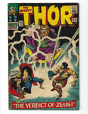 Thor #129 The Verdict Of Zeus! First Appearance Of Ares God Of War! Silver Age Kirby Key! VG+