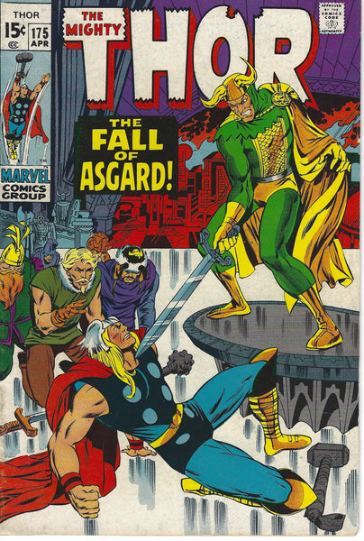 Thor #175 The Fall Of Asgard! Loki! Bronze Age Classic FN