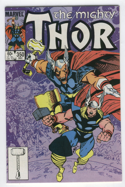 Thor #350 Ragnarok & Roll Beta Ray Bill Simonson Art VFNM