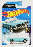 Hot Wheels James Bond 007 Thunderball '65 Mustang Convertible Die-Cast Screen Time 5/10 Sealed New On Card