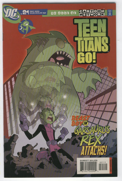 Teen Titans Go! #21 Garsaurus Rex Attacks VFNM