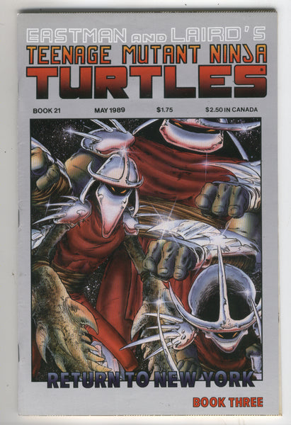 Teenage Mutant Ninja Turtles #21 Return To New York! Mirage Original Series VF