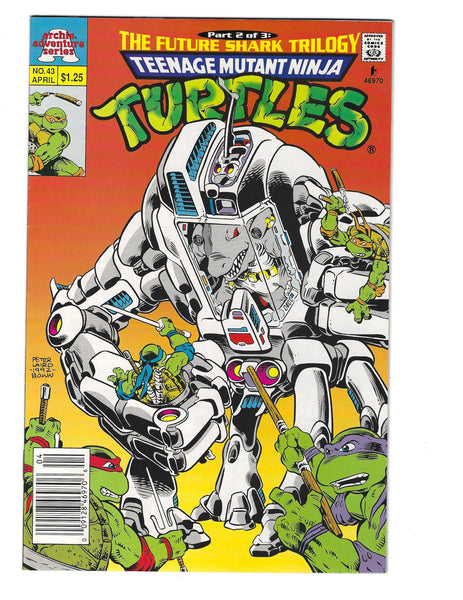 Teenage Mutant Ninja Turtles #43 Archie Series HTF Later Issue VF-