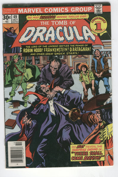 Tomb Of Dracula #49 Bronze Age Horror Classic Colan Art VG